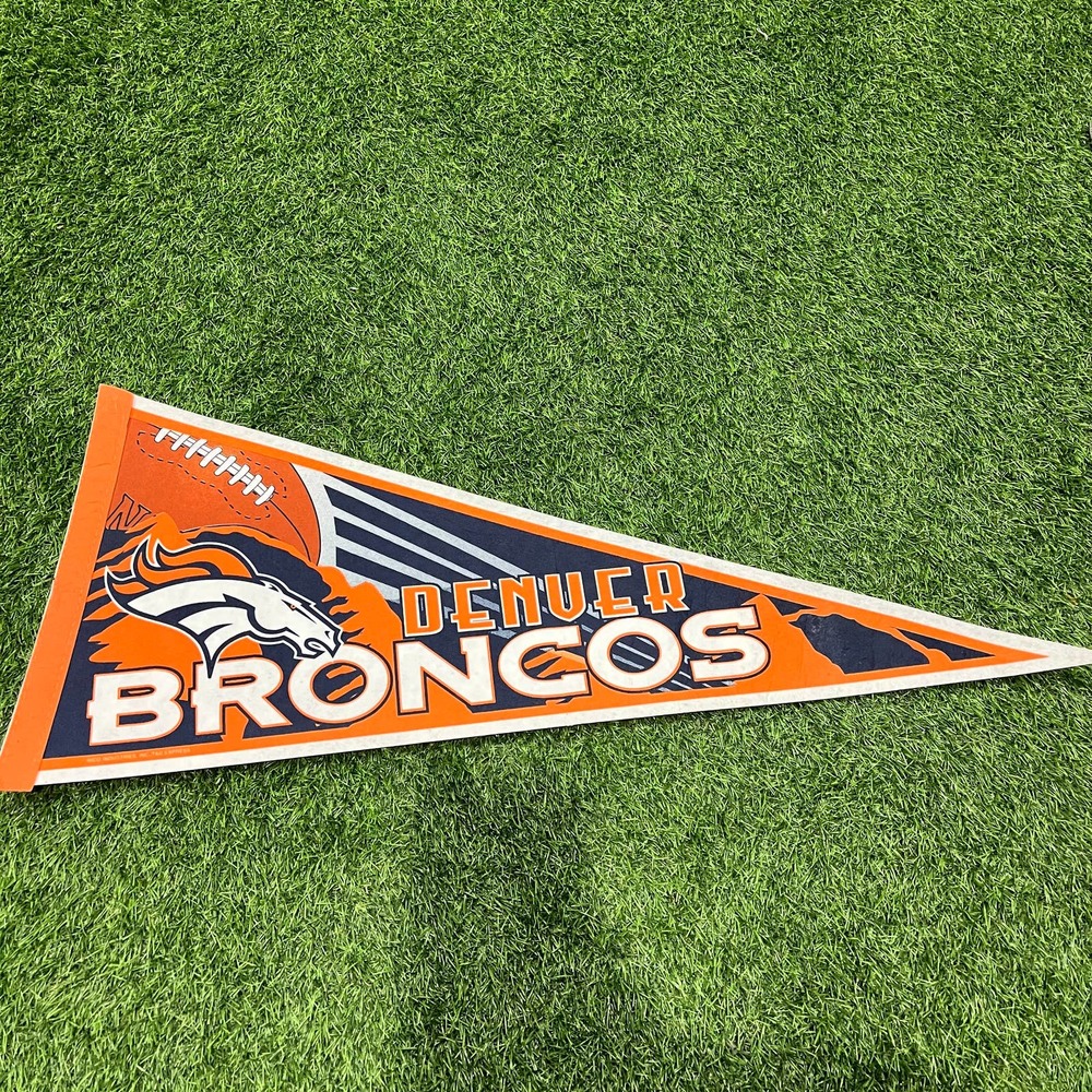 Vintage NFL Denver Broncos Pennant